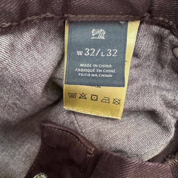 Scotch & Soda Men's Ralston Purple Jeans Slim Fit Casual Button Fly Size 32x31 - Picture 8 of 12